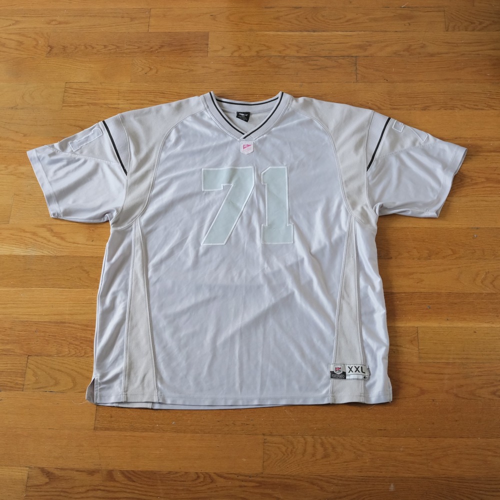 Starter Football Jersey Mens White 71 Athletic Blokecore XL  Short Sleeve